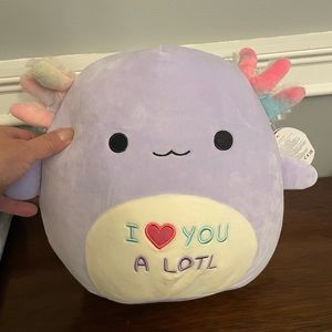 Squishmallows. Monica “I 💗 You A Lotl”  Axolotl 2023 BNWT